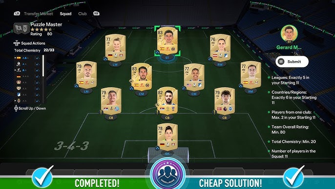 Stuck on Puzzle Master SBC? These Solutions Will Help You Finish It!