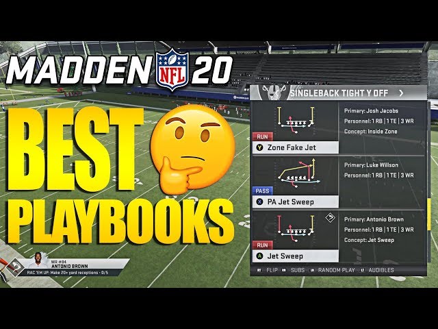 Madden 20 Best Playbooks: Top Picks for Total Domination!