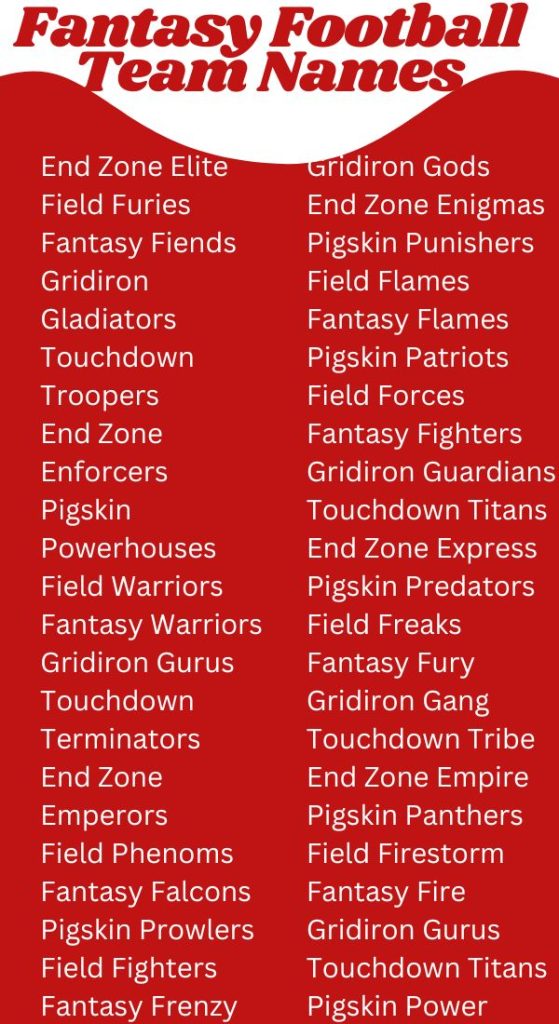 Need Some Crude Fantasy Team Names? Here are Tips for Choosing One!