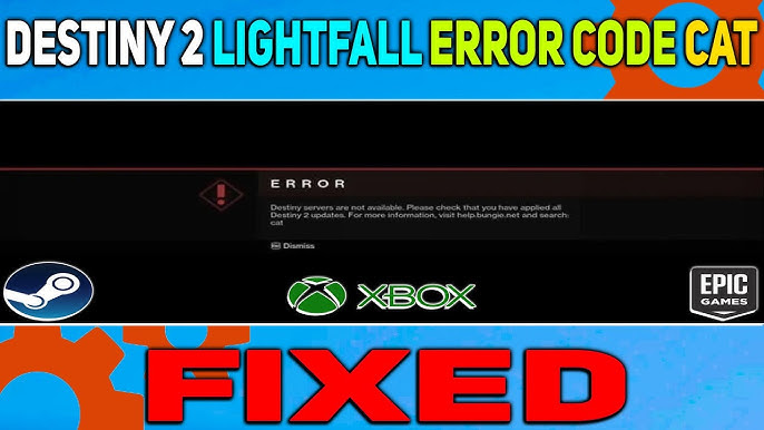 Destiny 2 Cat Error: Quick Fixes and Troubleshooting Tips for Gamers in Trouble