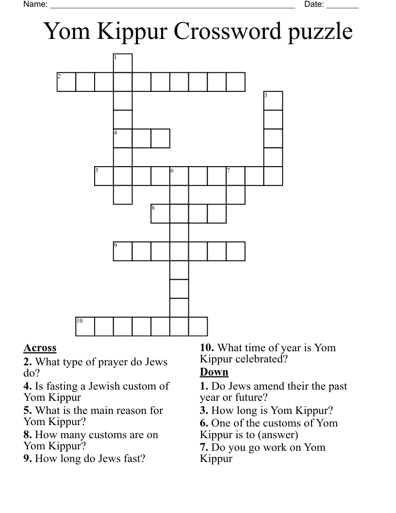 Observes Yom Kippur Crossword Clues: Easy Guide and Top Hints for Solving Fast