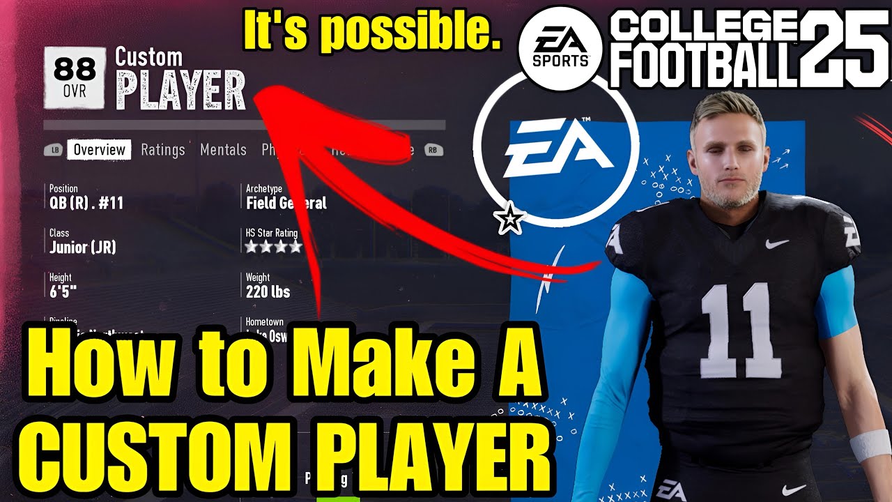 College Football 25 Create A Player: Everything You Need to Know!