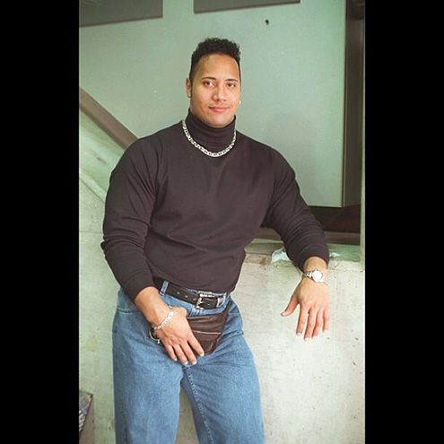 The Rock in Black Shirt: Why Is This Simple Look So Popular?