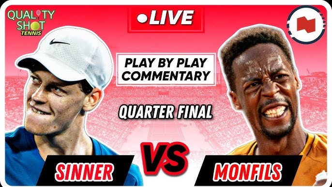 Sinner vs Monfils: Where to Watch the Match Live and Get the Latest Updates.