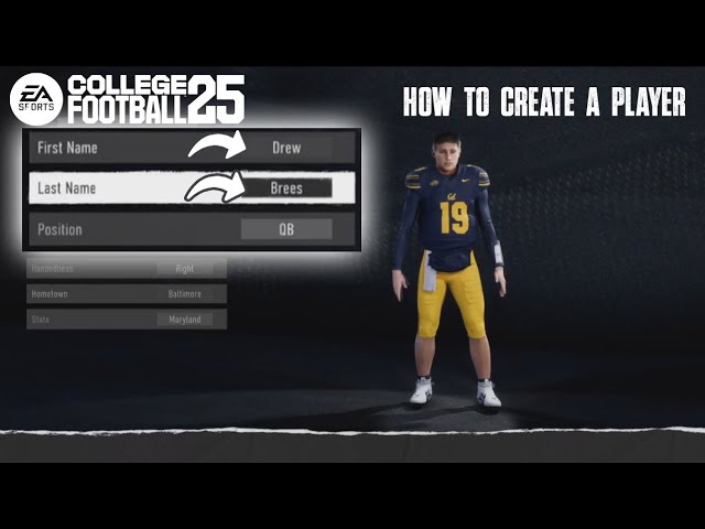 College Football 25 Create A Player: Everything You Need to Know!