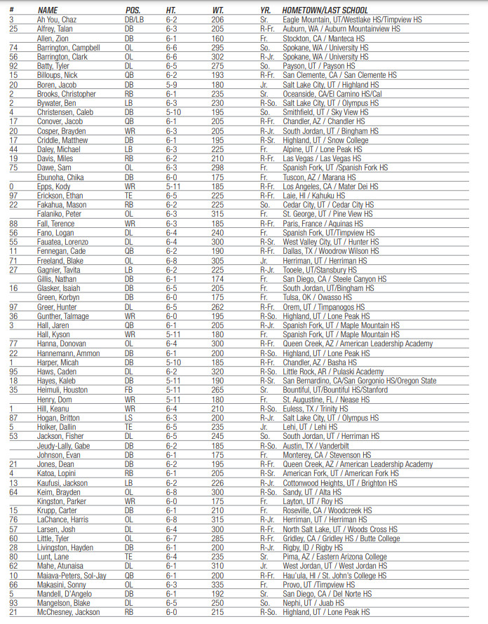 BYU Football Depth Chart: Whos Starting and Whos Riding the Bench This Season?