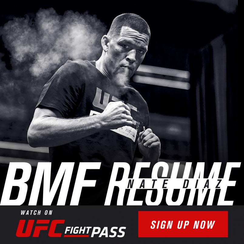 Nate Diaz BMF:  The Real Story Behind the Baddest Man on the Planet Title