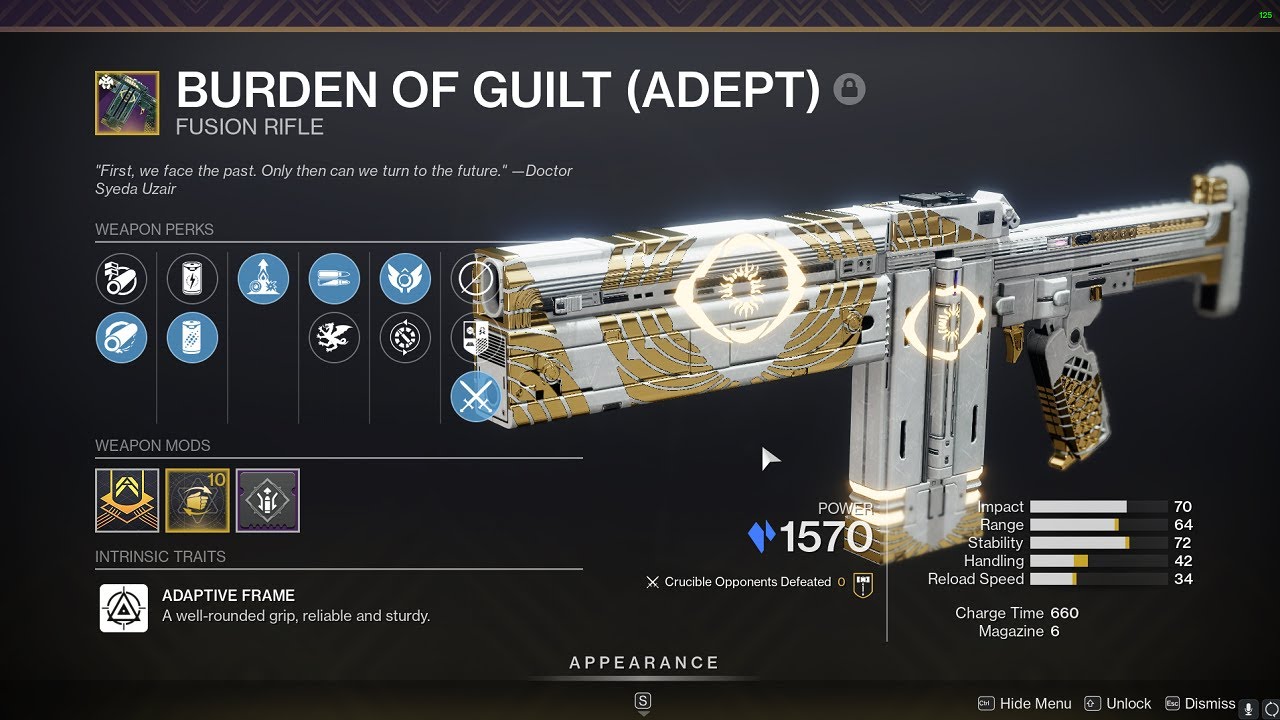 Need a burden of guilt pvp god roll? This guide will show you the way!