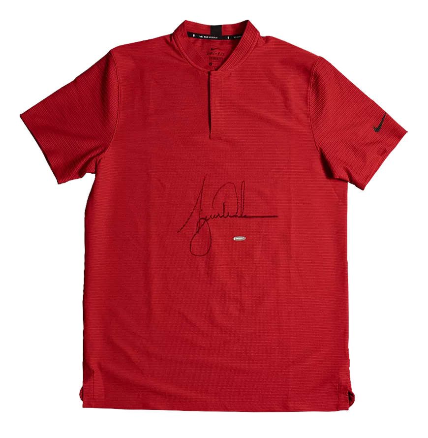 Authentic Tiger Woods Red Shirt for Sale: Shop Here