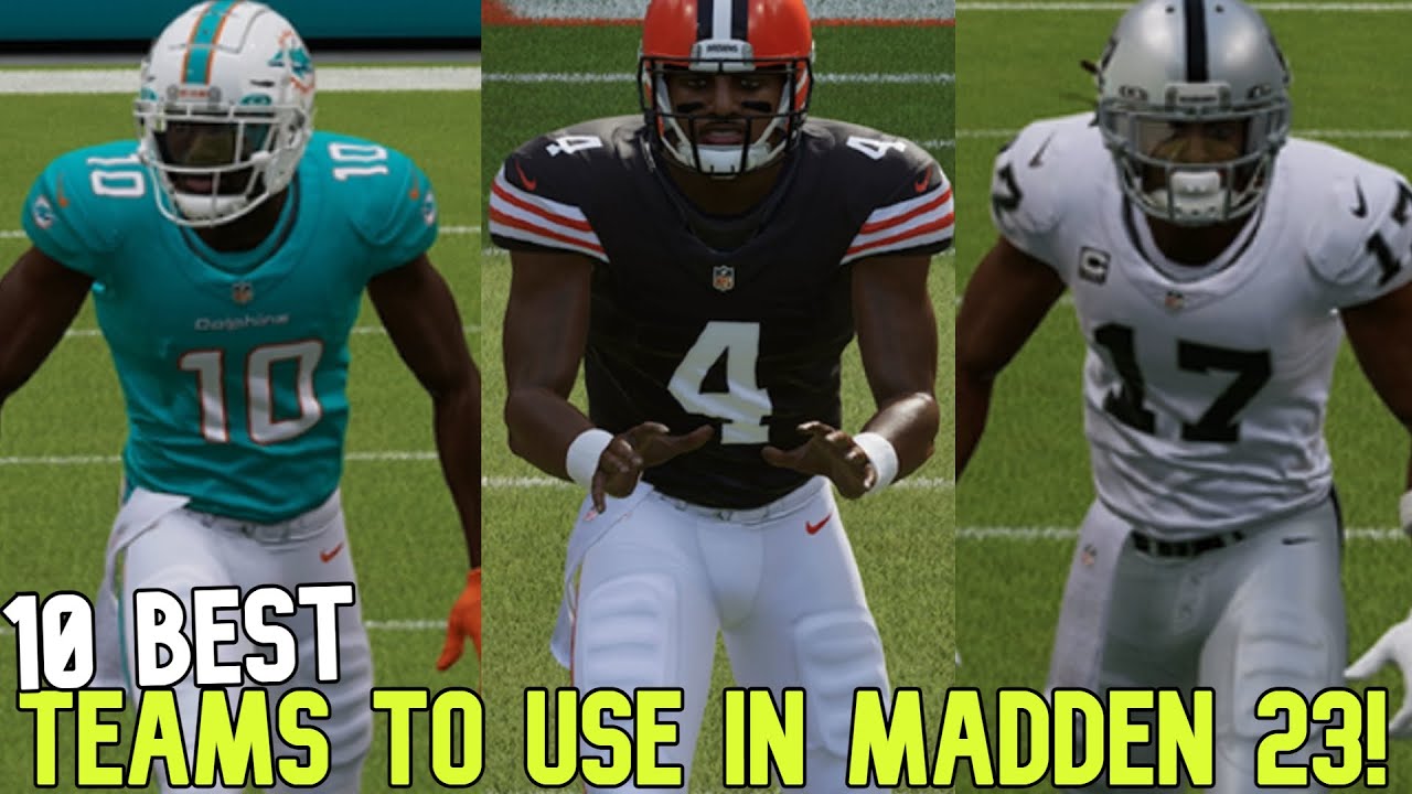 How to use the best team in Madden 23 (Simple strategies to use the top-tier teams!)