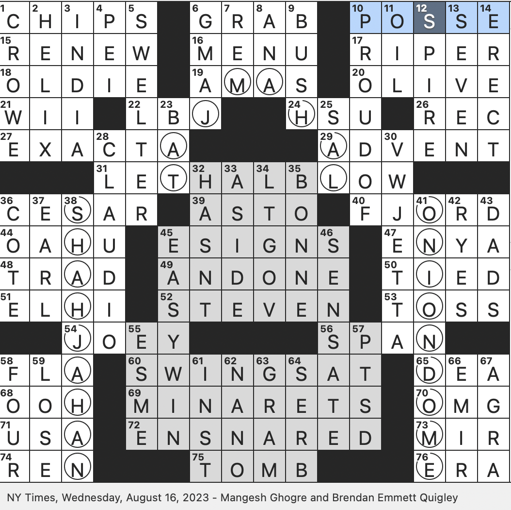 Solve In Reserve NYT Crossword Clue, Get Solutions Now.