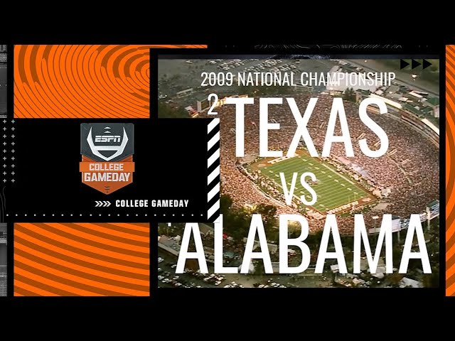 2009 BCS Title Game: Relive the Classic Alabama vs. Texas Matchup!