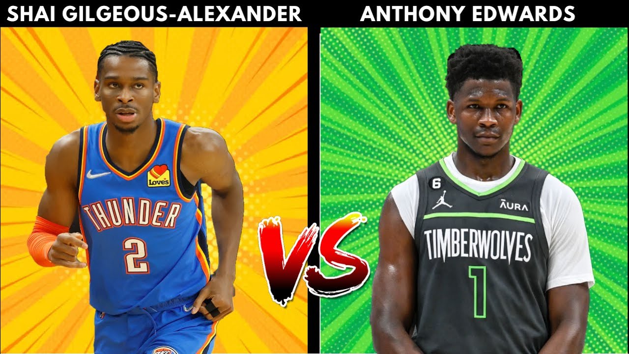 sga or anthony edwards: Stats and Highlights Face-Off