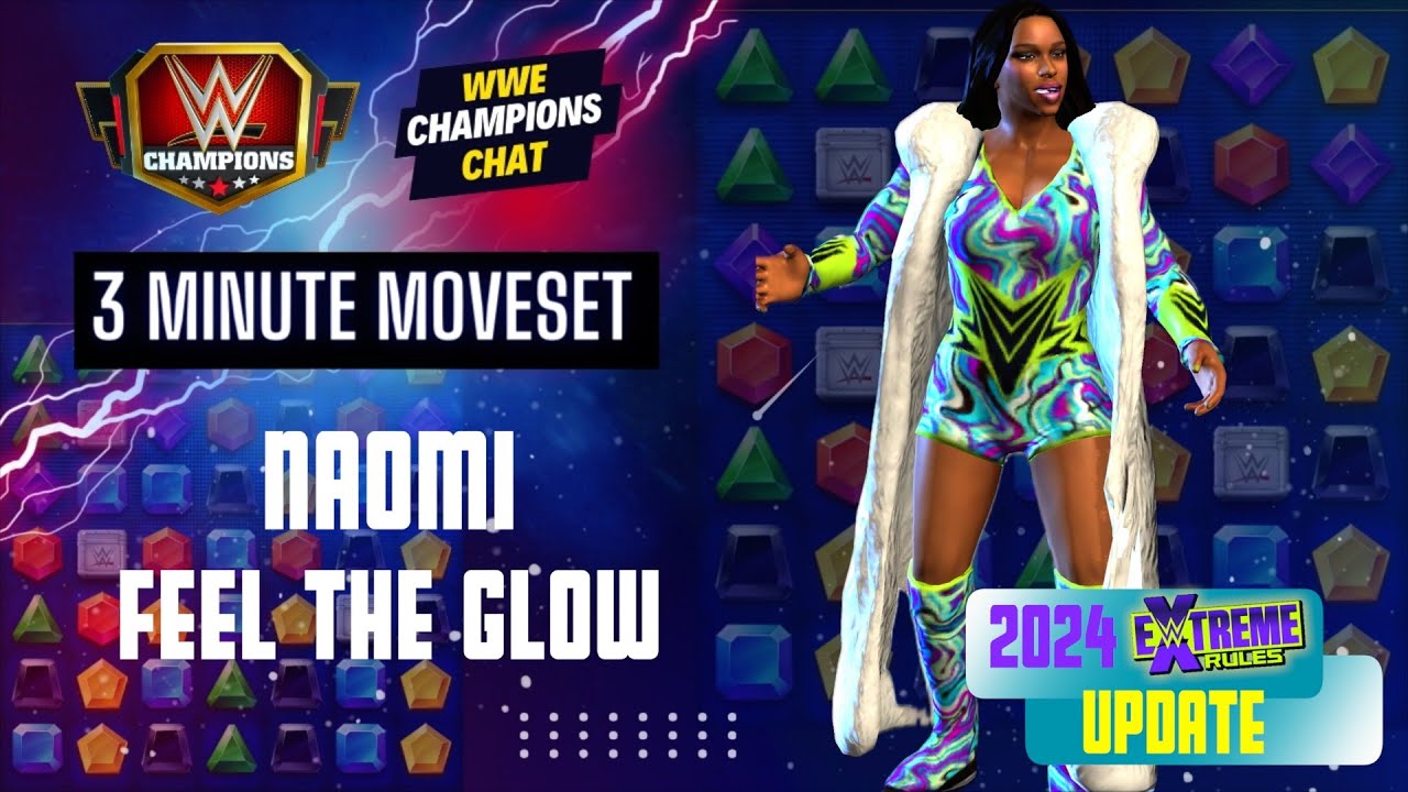 Naomi WWE Superstar:Amazing Skills and Moves( Feel the Glow )