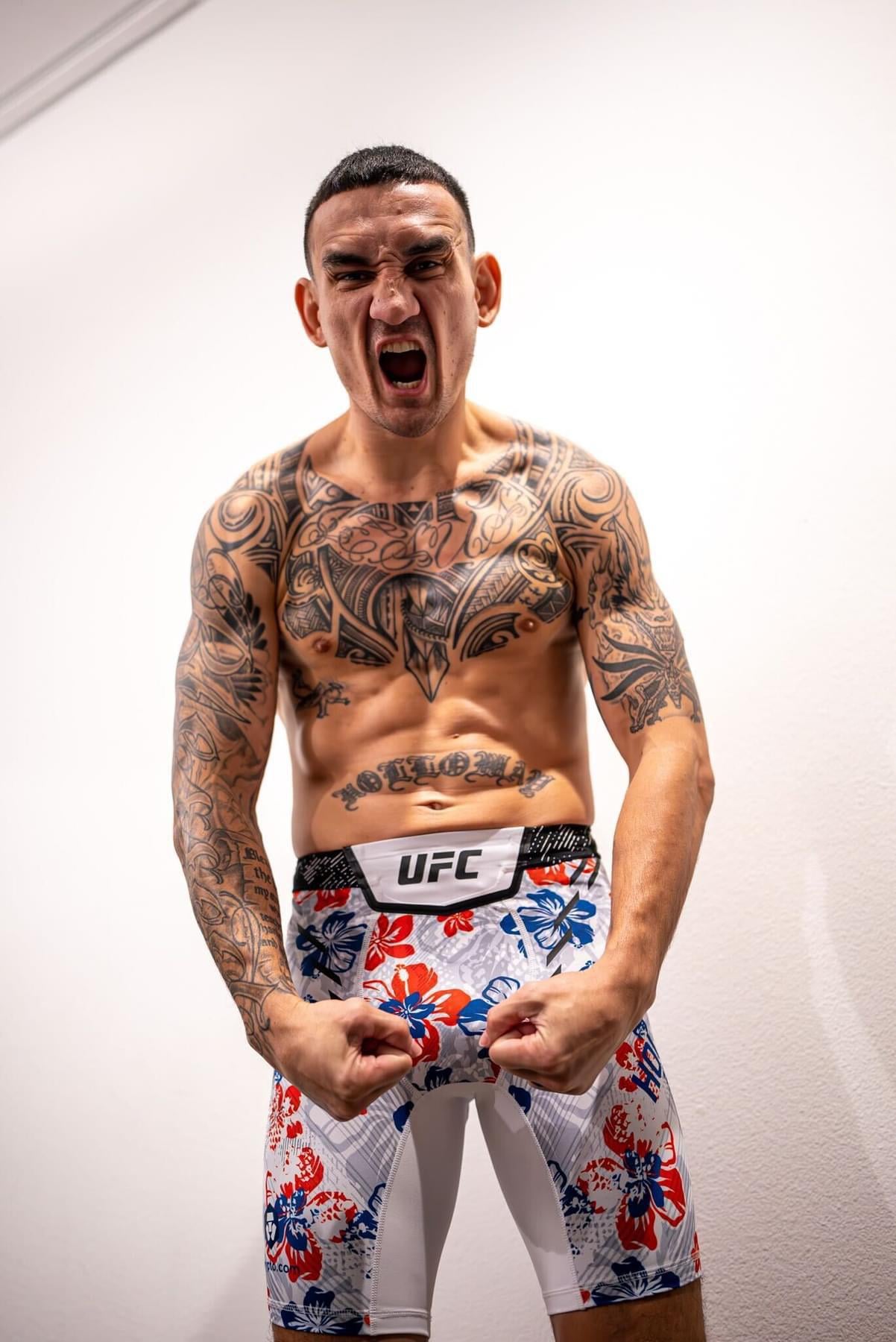 Max Holloway Debuts New Shorts: See Them Here First!