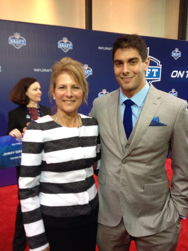 Meet Denise Garoppolo,The Super supportive mother.