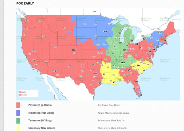 NFL Games Today TV Schedule Map: Simple Guide to Catch Every Game!