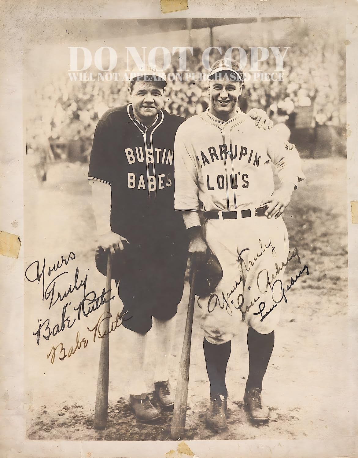 Lou Gehrig Babe Ruth Photo: Find Original Prints & Reprints