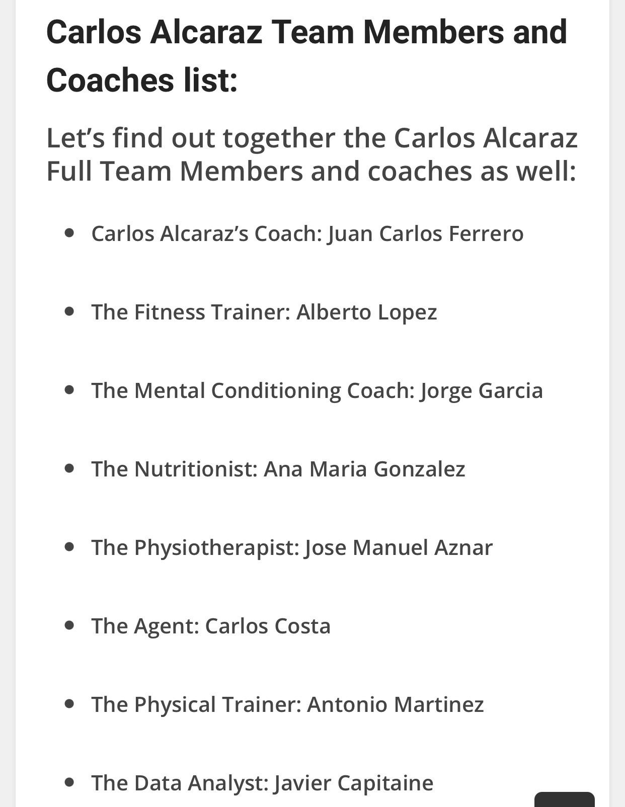 Alcaraz coaching for all levels: Beginner, intermediate, advanced.