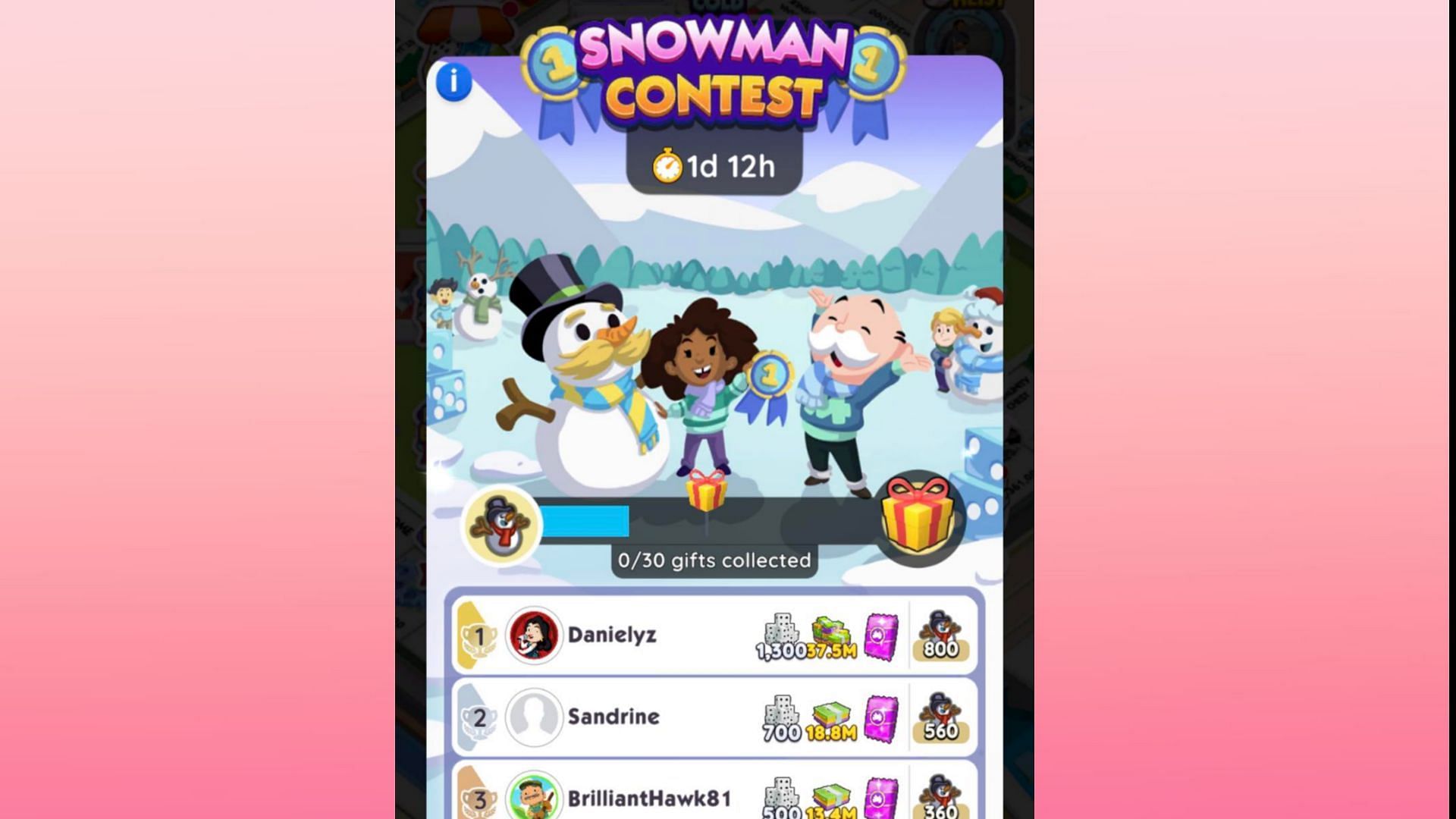 Monopoly GO Snowman Contest: Build the Best Snowman, Get Rewards!