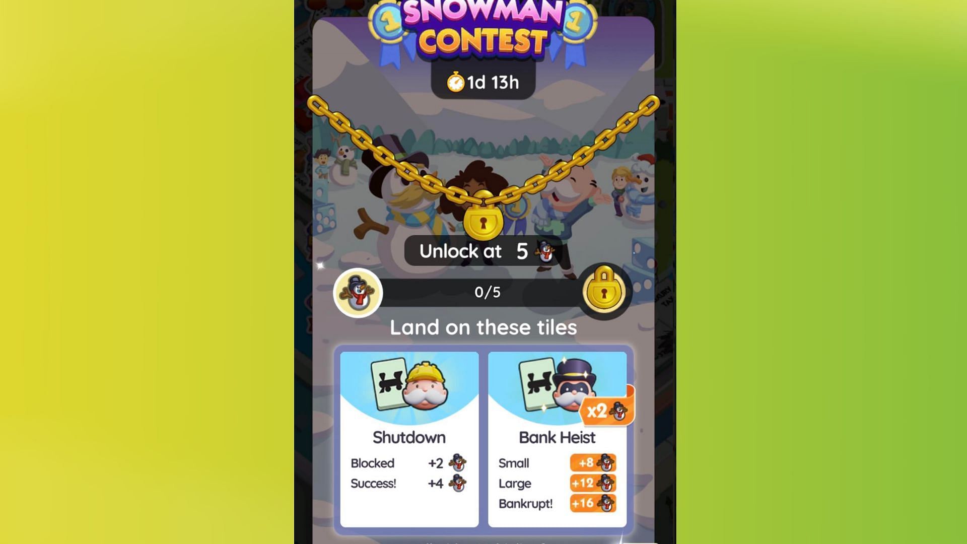 Monopoly GO Snowman Contest: Build the Best Snowman, Get Rewards!