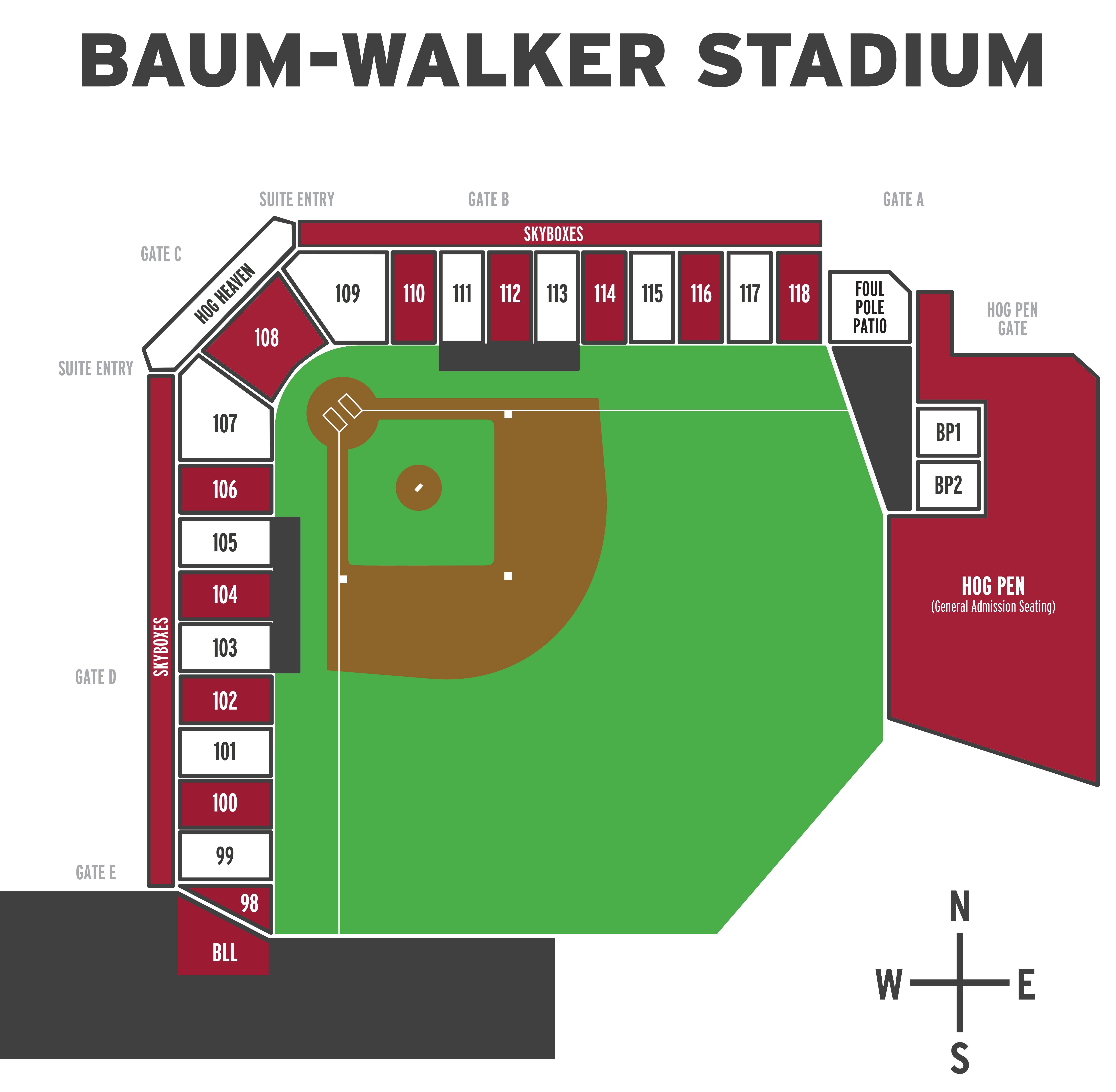 Baum Walker Stadium Capacity: How Many Fans Can It Hold? (Plus Seating Chart Info!)