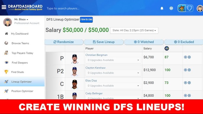 Winning NFL Fanduel Lineup Optimizer: Expert Guide 2024.