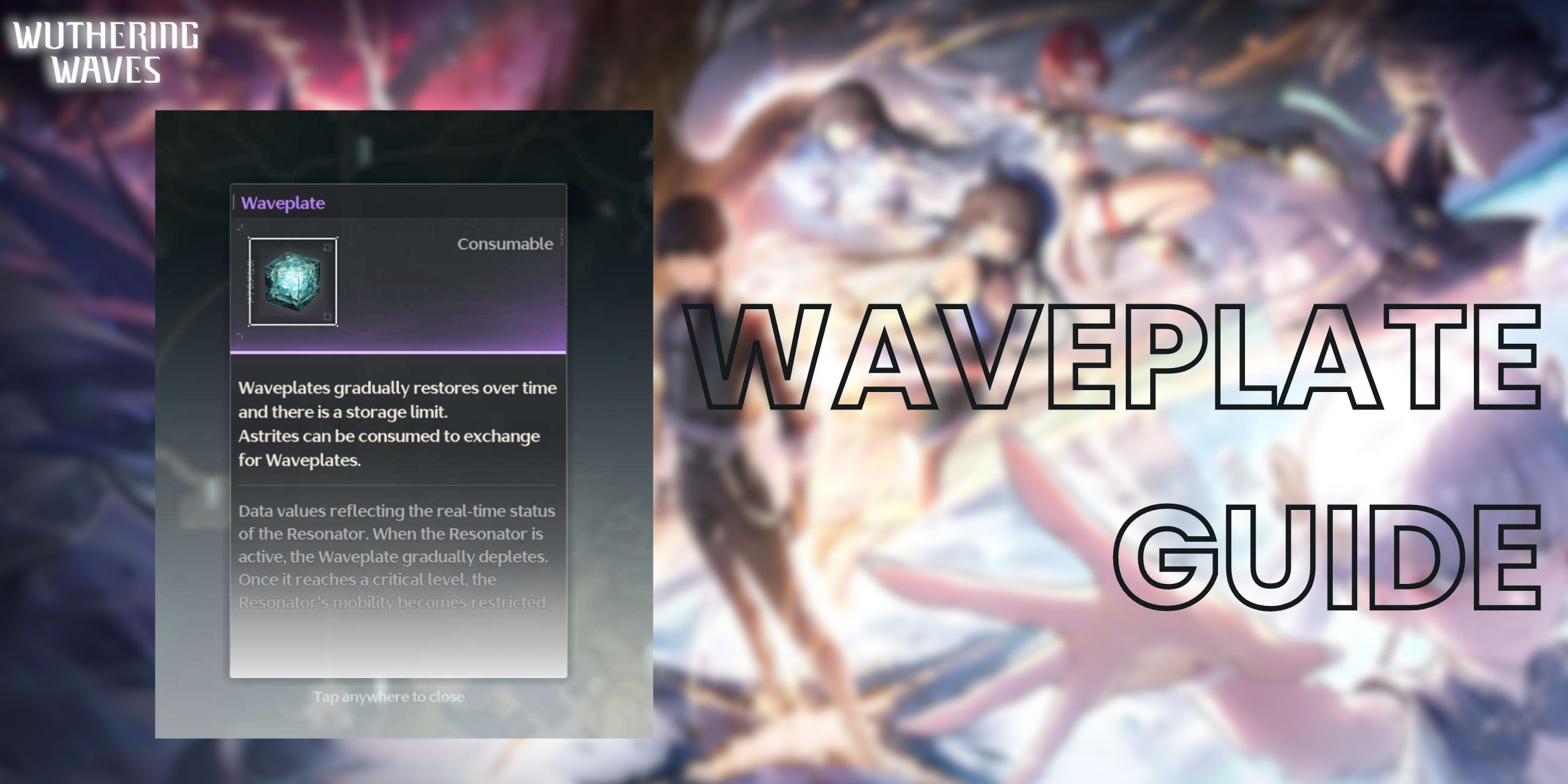 Wuthering Waves Gameplay: All about the Waveplate Regen Rate.