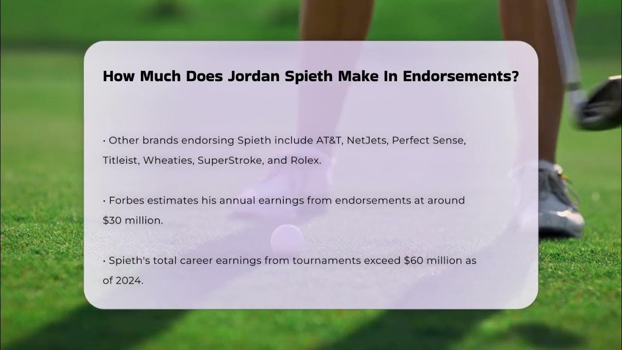 How Much Has Jordan Spieth Made? A Look at His Career Earnings on and off the Course