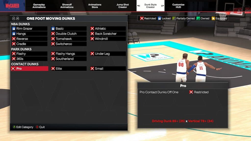 Unlock Contact Dunks 2k24: The Full Requirements List for you!