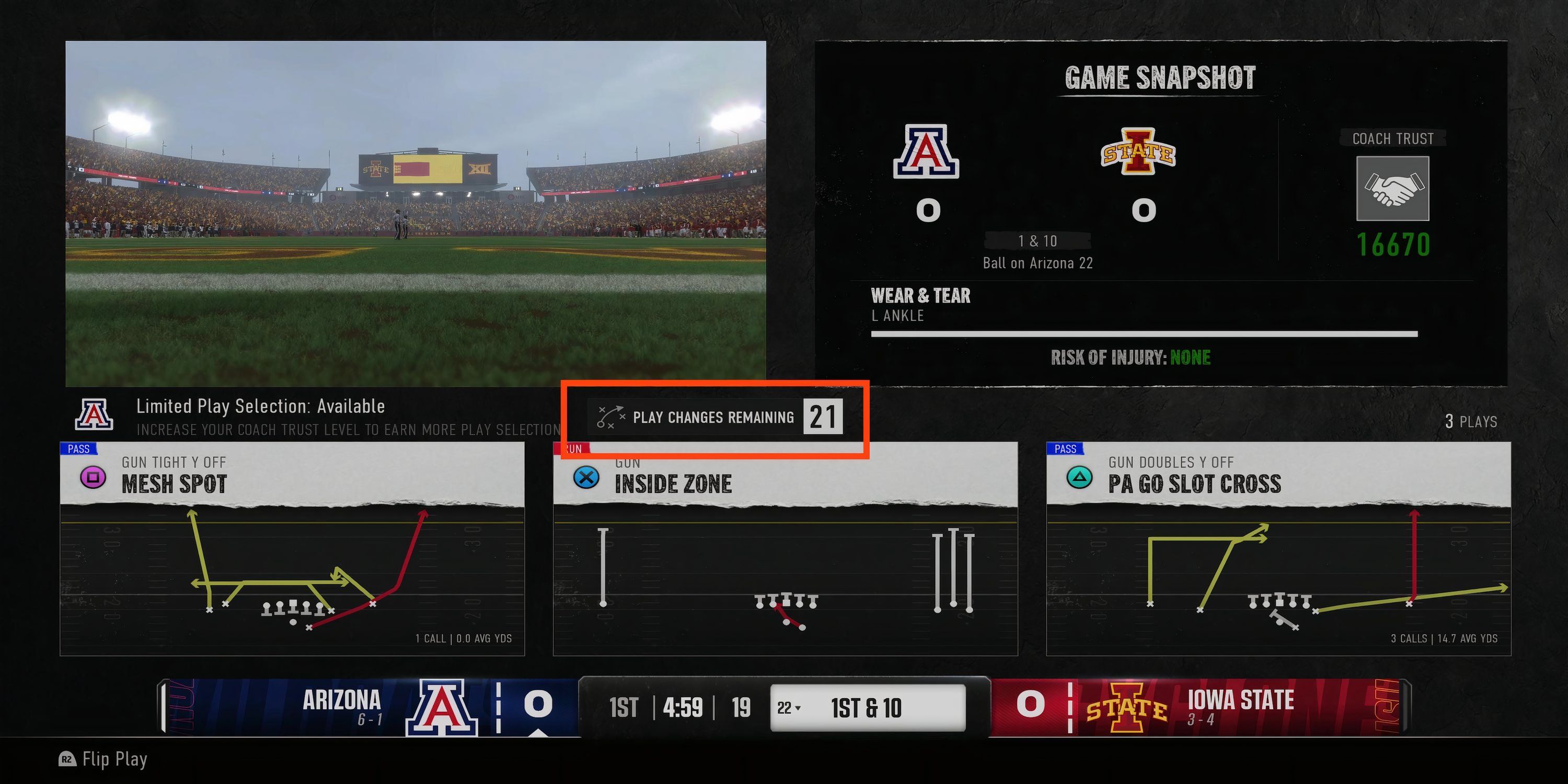 College Football 25: How to Enable Play Selection Quick Steps