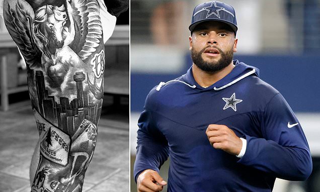 Dak Prescott Tattoo: Fans React to Quarterbacks Latest Body Art, See the Pictures