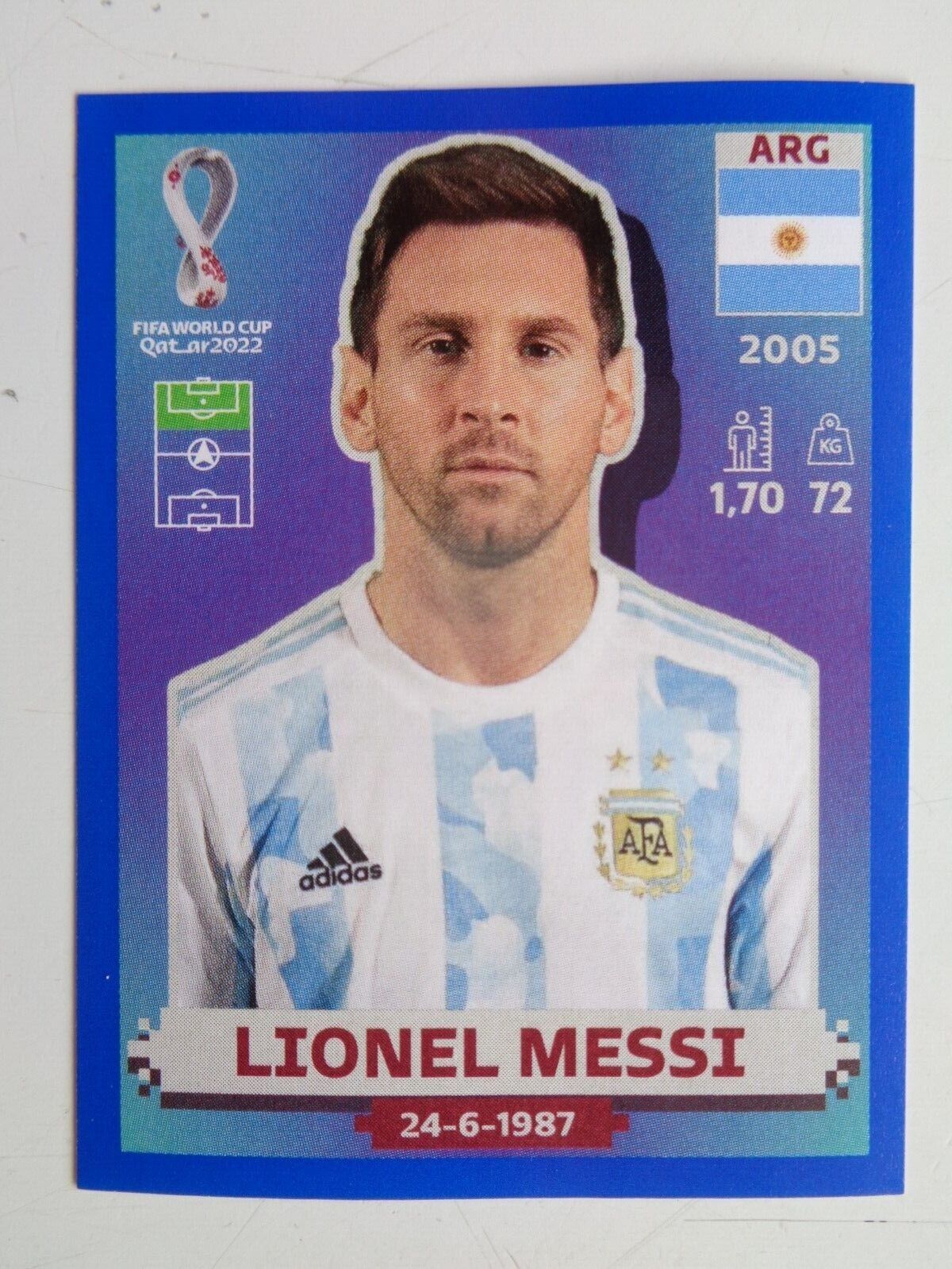 Complete Your Collection: find rare messi 2022 sticker.