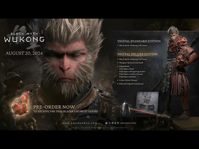 Pre Order Deluxe Edition Black Myth Wukong: Dont Miss Out!