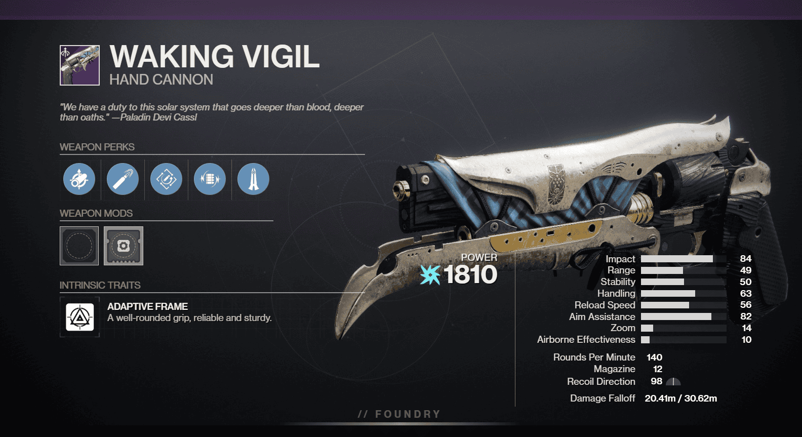 Best Walking Vigil God Roll? Find the Top Perks for PvE and PvP!