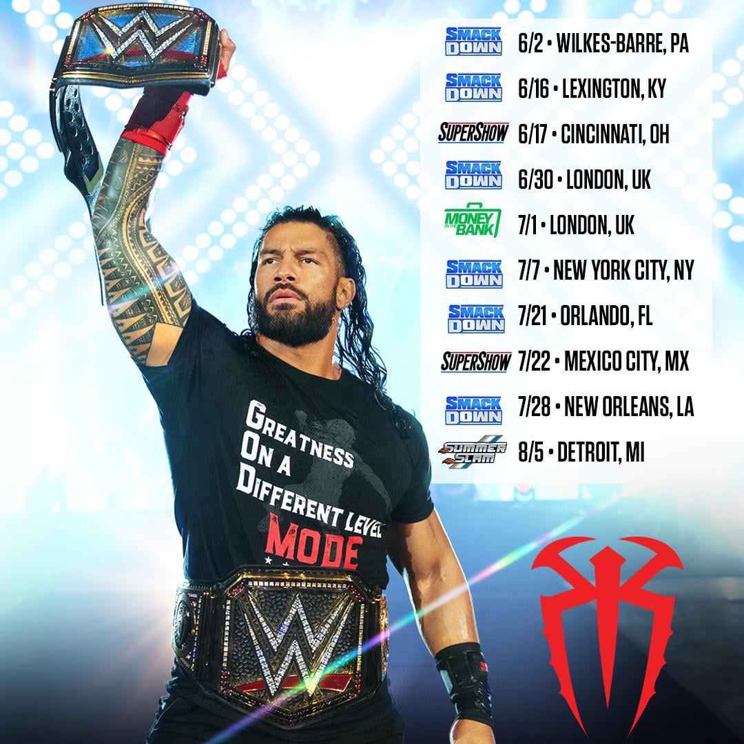 Roman Reigns Next Appearance: Mark Your Calendars Now!