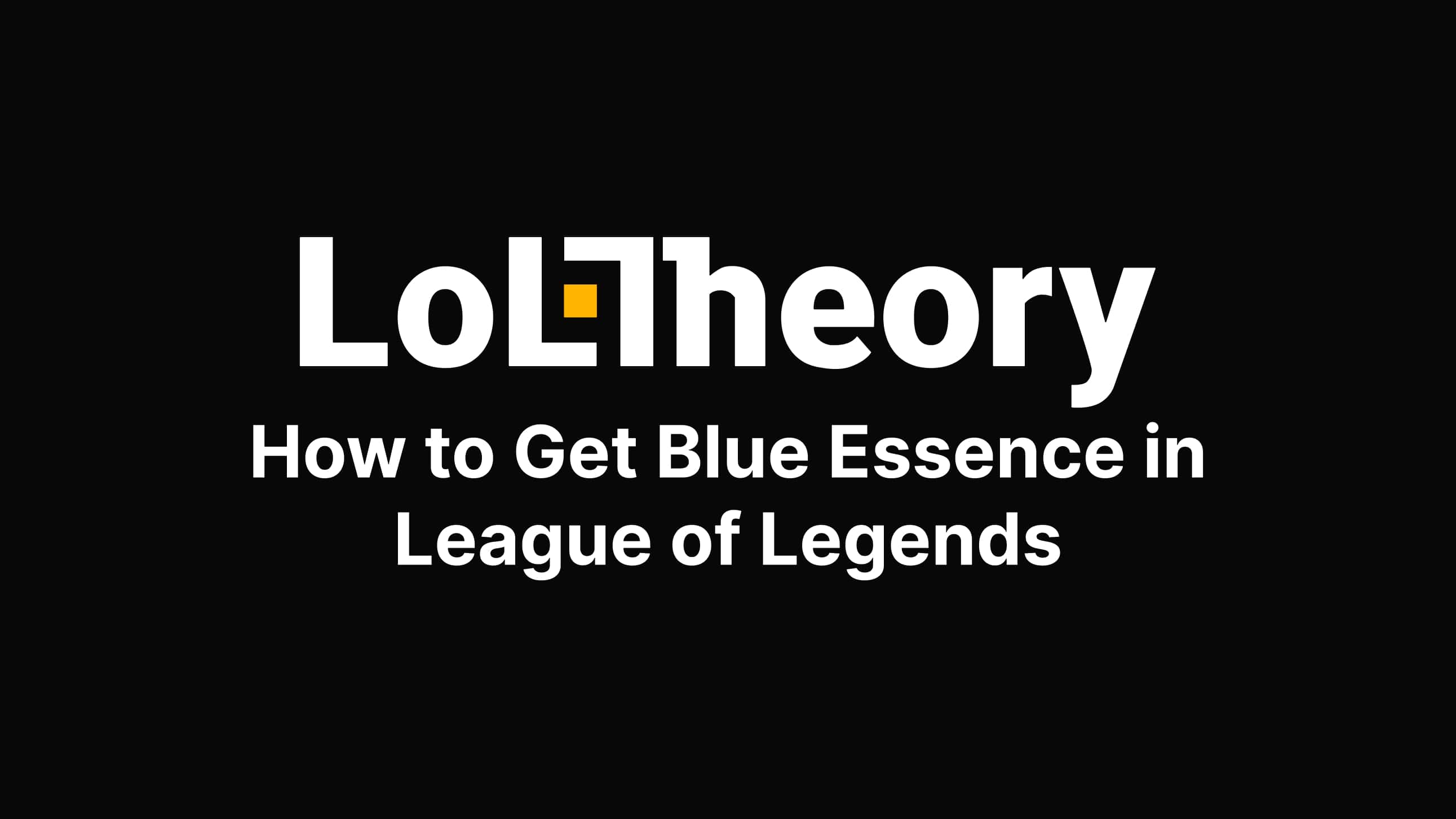 Spend Your Blue Essence Wisely: LOL Store Tips.