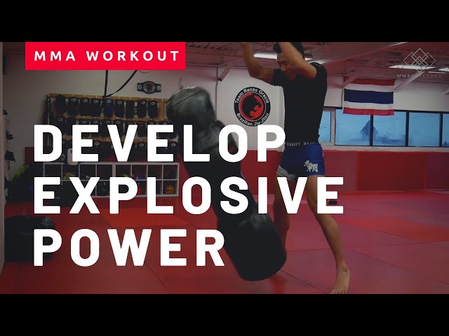 MMA Guns: How to Develop Explosive Power and Speed