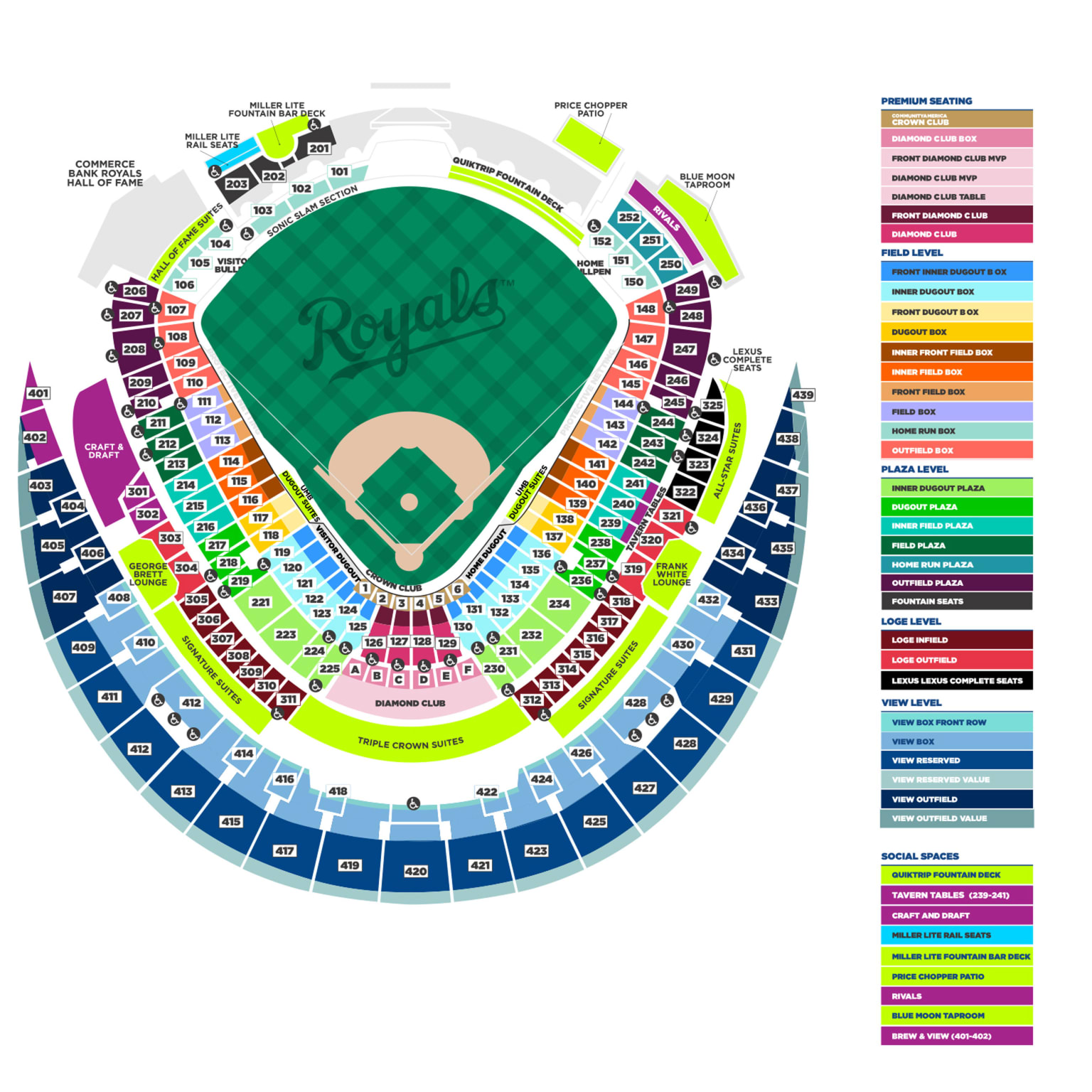 Best Seats at Kauffman Stadium? Use the Interactive Seat Map Now!