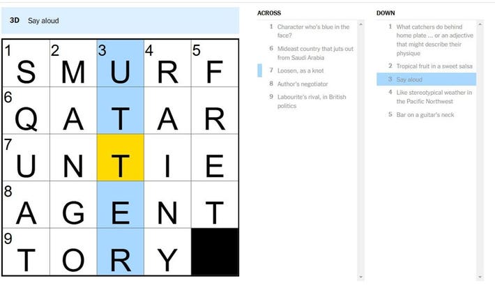 Solve the In Your Face NYT Crossword: Get Hints, Definitions.