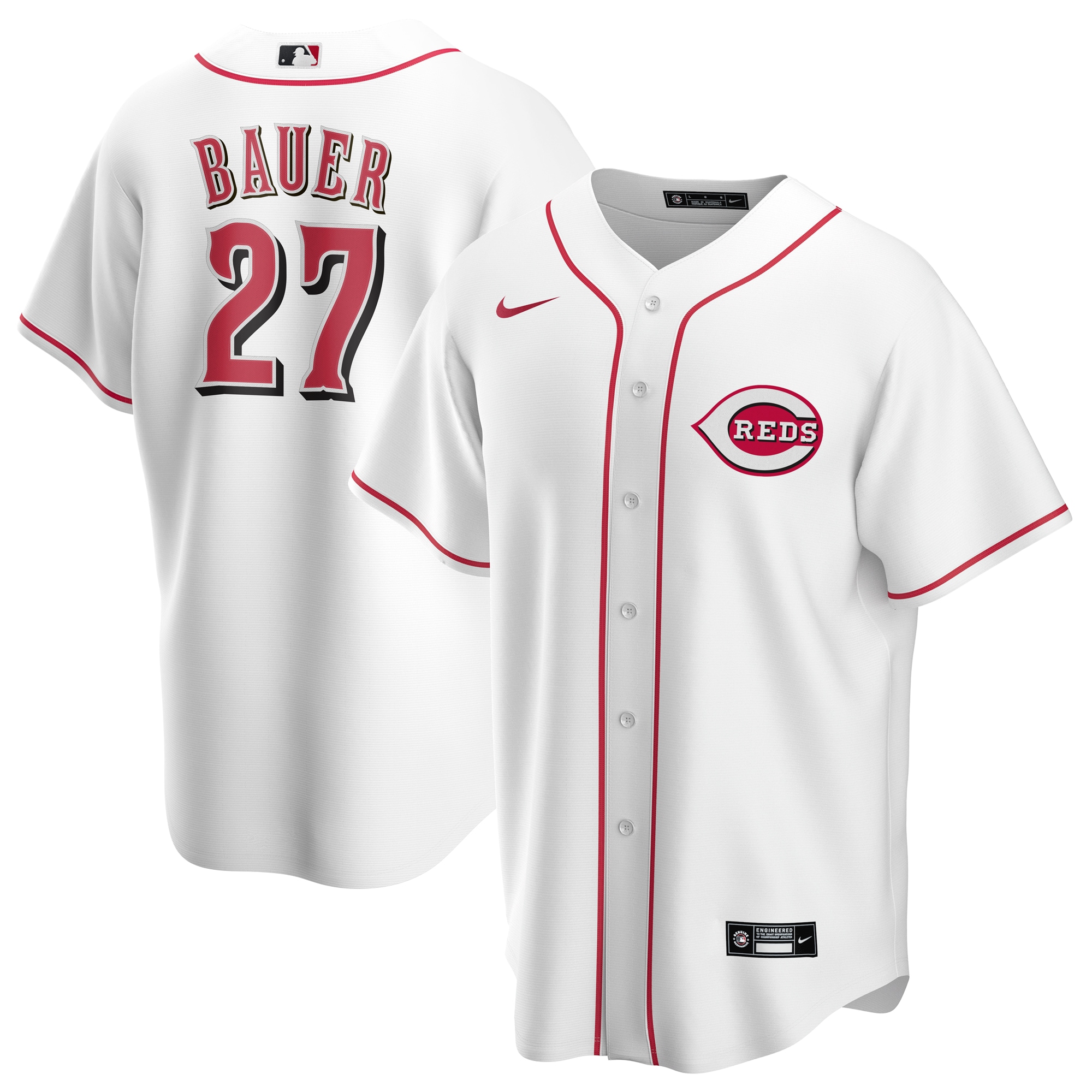 Rock a Trevor Bauer Reds Jersey: Show Your Support!